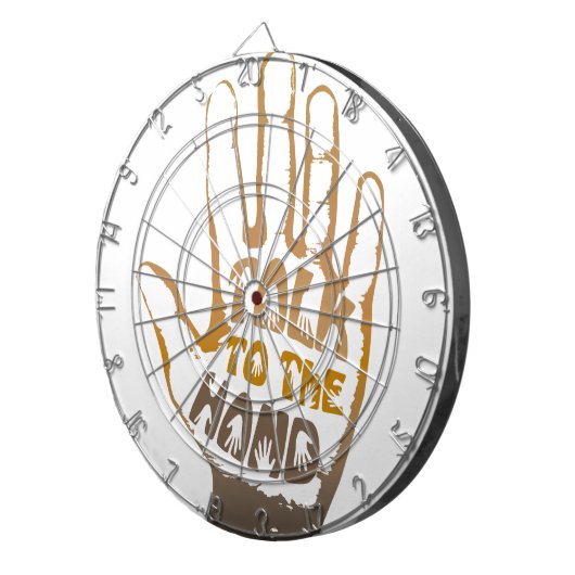 Praat met de hand dartbord (Voorkant Rechts)