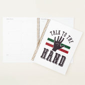Praat met de Hand Distressed Hand Humor Planner