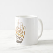 Praat met de hand koffiemok (Voorkant rechts)