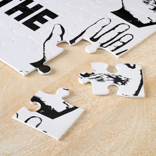 Praat met de hand legpuzzel (Zijkant)