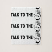 Praat met de hand legpuzzel (Verticaal)