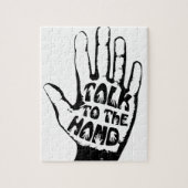 Praat met de hand legpuzzel (Verticaal)