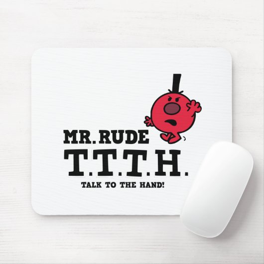 Praat met de hand muismat (Met muis)