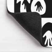 Praat met de hand muismat (Hoek)