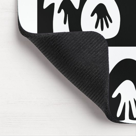 Praat met de hand muismat (Hoek)