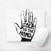 Praat met de hand muismat (Met muis)