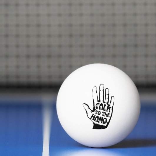 Praat met de hand pingpongbal (Net)