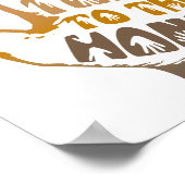 Praat met de hand poster (Hoek)