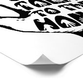 Praat met de hand poster (Hoek)