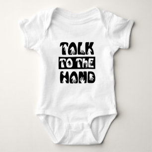 Praat met de hand romper