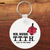 Praat met de hand sleutelhanger (Voorkant)