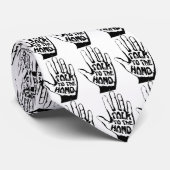 Praat met de hand stropdas (Opgerold)