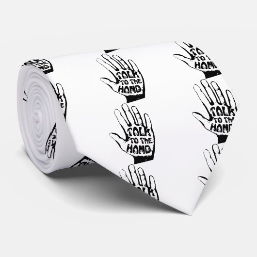 Praat met de hand stropdas (Opgerold)