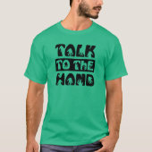 Praat met de hand t-shirt (Voorkant)