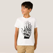 Praat met de hand t-shirt (Voorkant volledig)