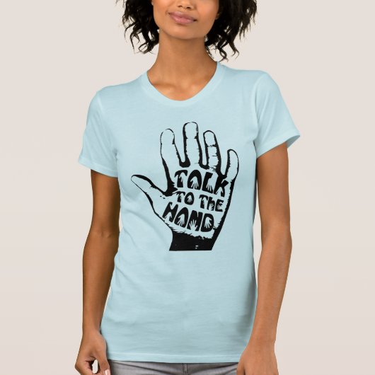 Praat met de hand T-shirt (Voorkant)
