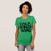 Praat met de hand t-shirt (Voorkant volledig)