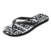 Praat met de hand teenslippers (Schuin)