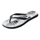 Praat met de hand teenslippers (Schuin)