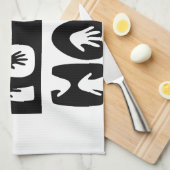 Praat met de hand theedoek (Quarter Fold)