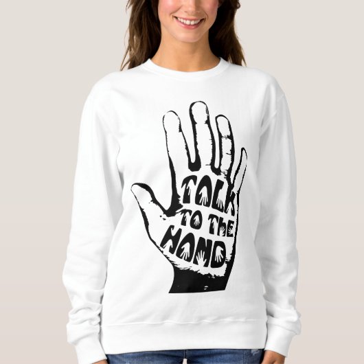 Praat met de hand trui (Voorkant)