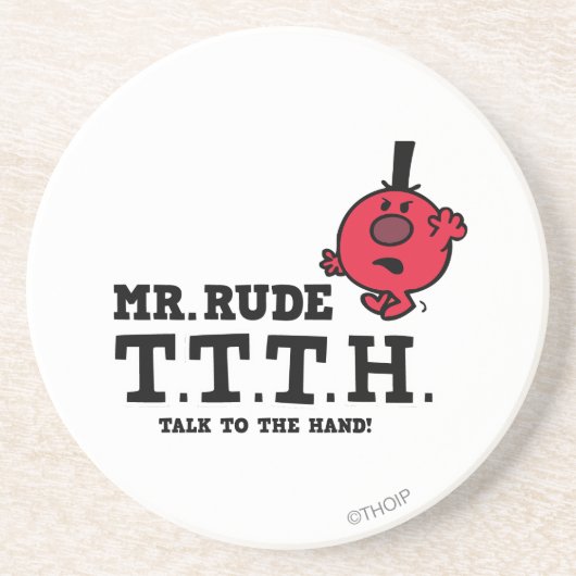 Praat met de hand zandsteen onderzetter (Voorkant)