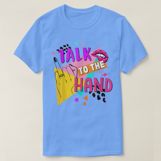 Praat met de Handbride om Bridal 90-s bacheloret t T-shirt (Design voorkant)