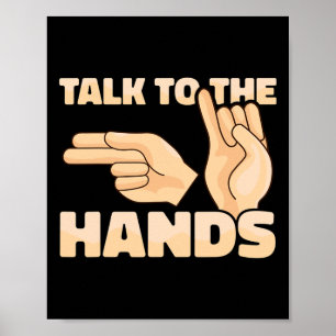 Praat met de handen Amerikaanse Gebarentaal 2 Poster