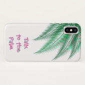 Praat met de Palm iPhone Case (Achterkant (horizontaal))