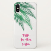Praat met de Palm iPhone Case (Achterkant)