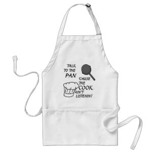 Praat met de pan Apron Standaard Schort