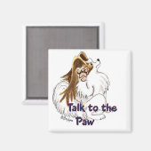 Praat met de Paw Magnet (Voorkant / Achterkant)