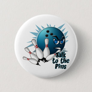 Praat met de pinnen ronde button 5,7 cm