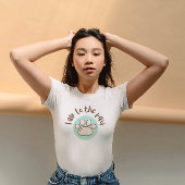 Praat met de poot geïllustreerde minimalistische k t-shirt