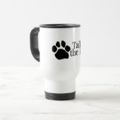 Praat met de poot reisbeker (Voorkant links)