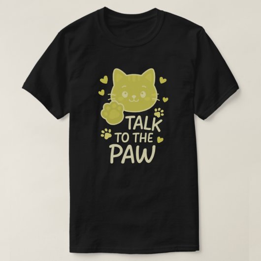 Praat met de poot t-shirt (Design voorkant)