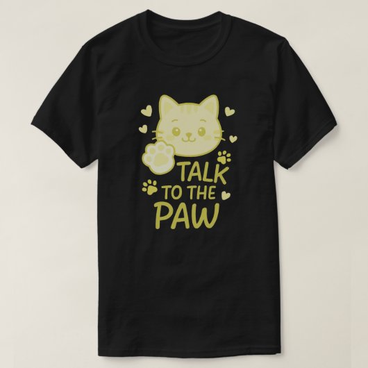 Praat met de poot t-shirt (Design voorkant)