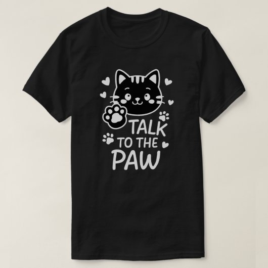 Praat met de poot t-shirt (Design voorkant)