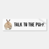 Praat met de Puff! Bumpersticker (Voorkant)