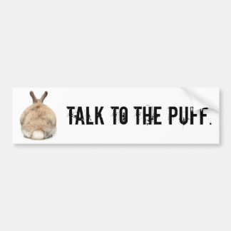 Praat met de Puff! Bumpersticker