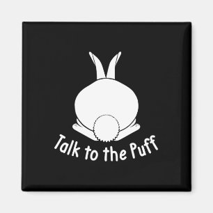 Praat met de Puff Konijn Knuffel Konijn Gelukkig P Magneet