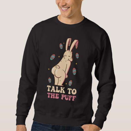 Praat met de Puff Paashaas Trui (Voorkant)