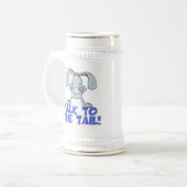 Praat met de staart Bunny konijn Bierpul (Voorkant links)