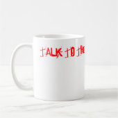 Praat met de staart koffiemok (Links)