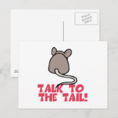 Praat met de Staart Muis Briefkaart (Voorkant / Achterkant)