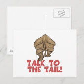 Praat met de Staartneushoorn Briefkaart (Voorkant / Achterkant)