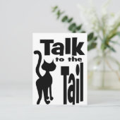 Praat met de Tail Briefkaart (Staand voorkant)