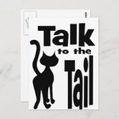 Praat met de Tail Briefkaart (Voorkant / Achterkant)