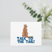 Praat met de Tail Kangaroo Briefkaart (Staand voorkant)