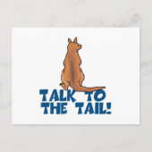Praat met de Tail Kangaroo Briefkaart (Voorkant)